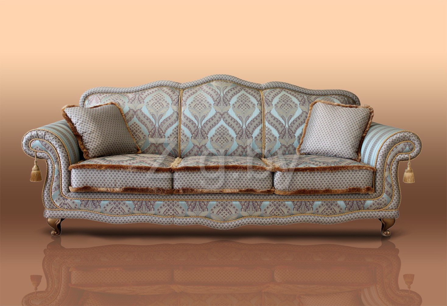 Прямой диван «Резидент волга»