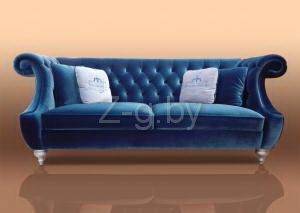 Прямой диван «Веласкес блю»