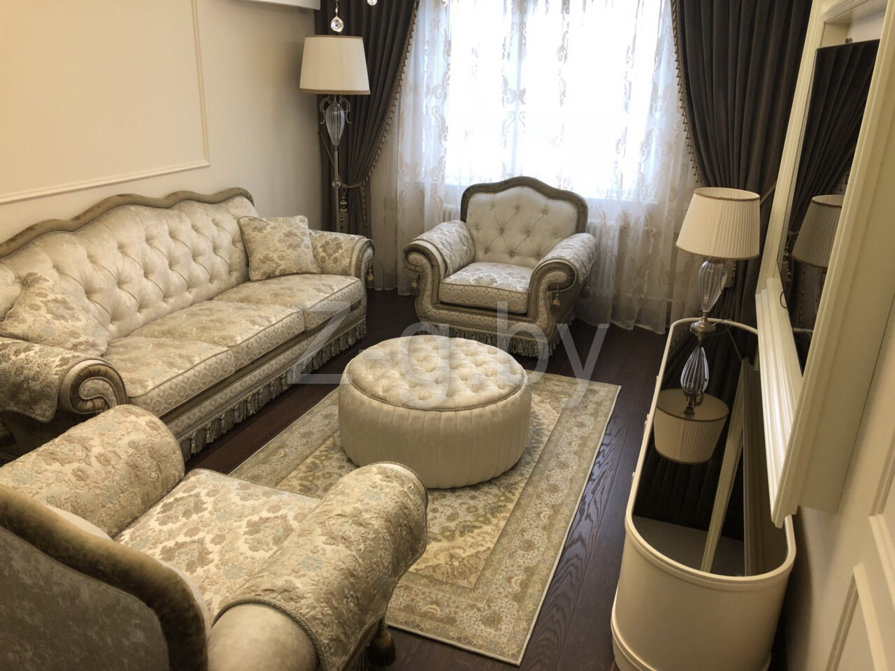 Комплект: диван с креслами и банкеткой Резидент