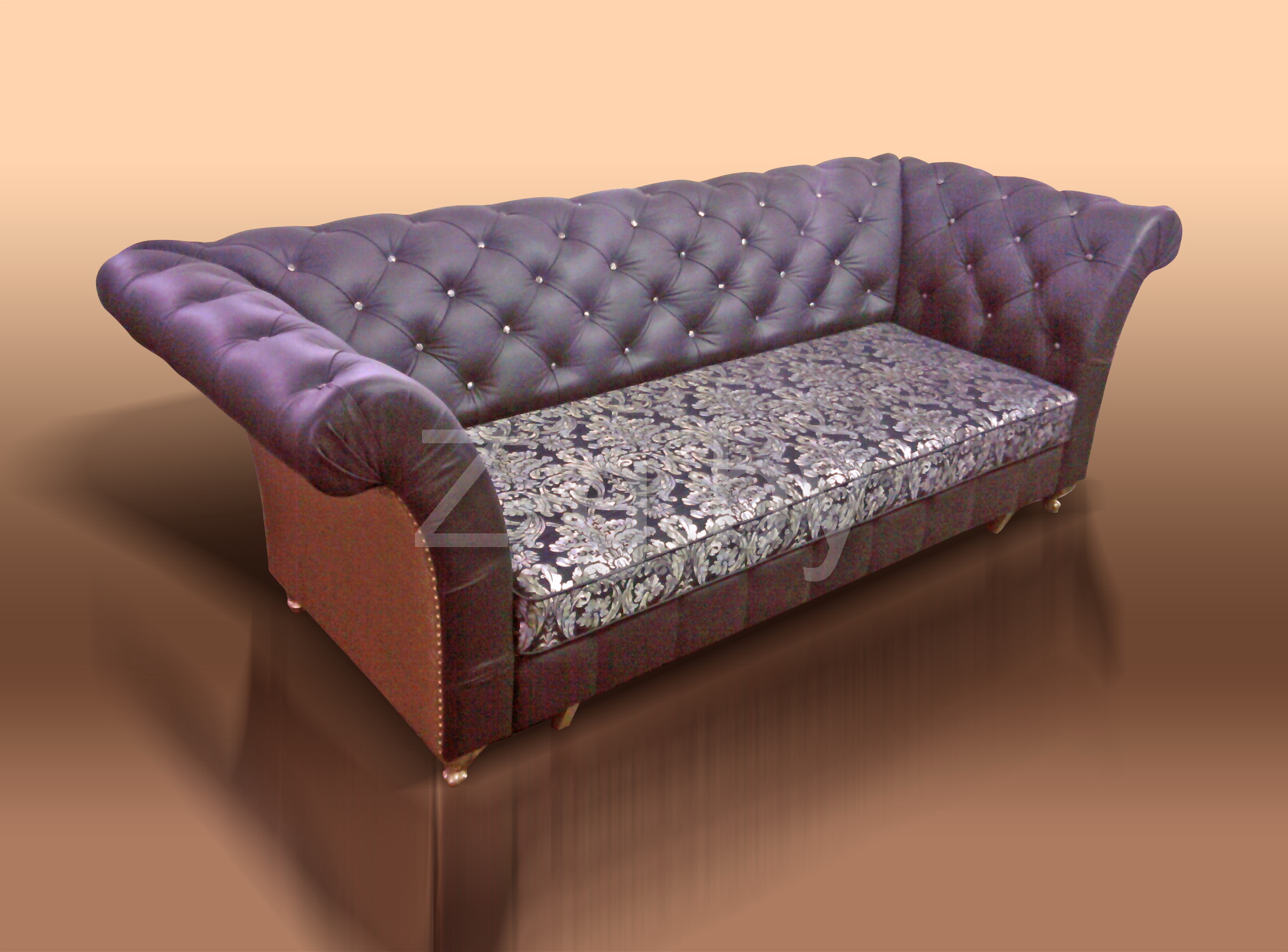 Прямой диван «Стефани пума»